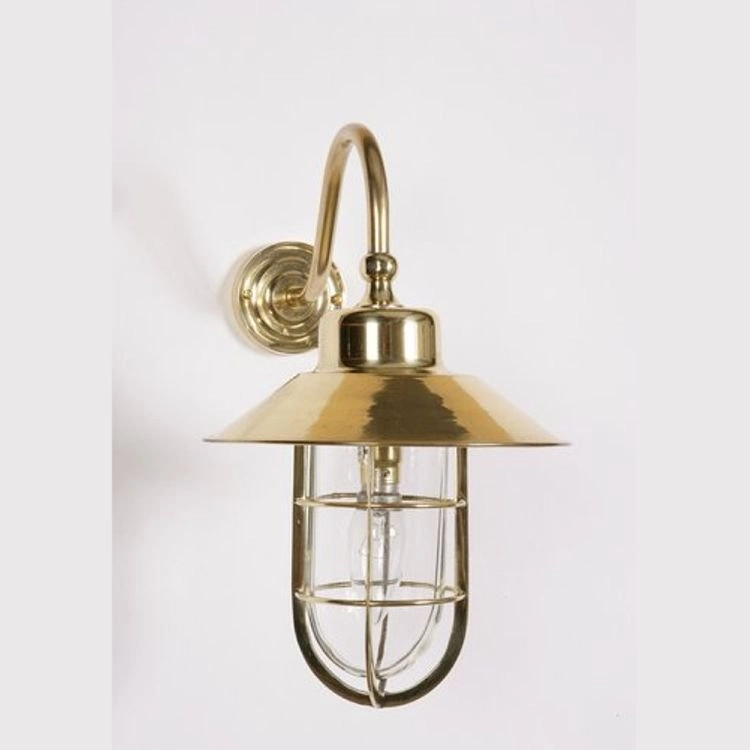 Muurlamp Wheelhouse gepoetst goud (PBUL) Limehouse 8716803506534