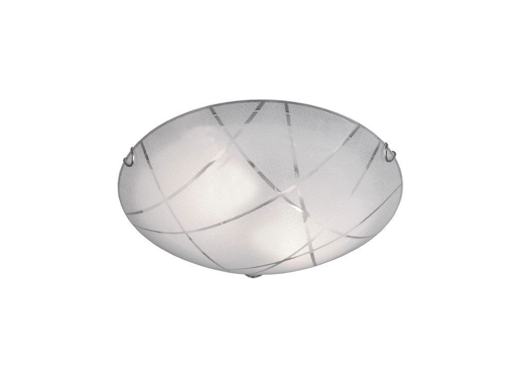 Plafonnière Sandrina 40cm wit Trio 4017807398618