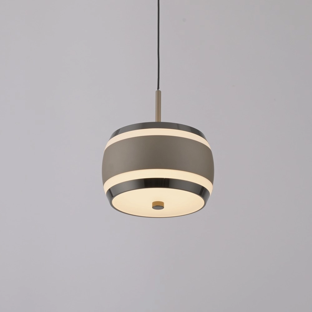 Strakke led pendel Pure Falling Rings bronce Paul Neuhaus 4012248396568