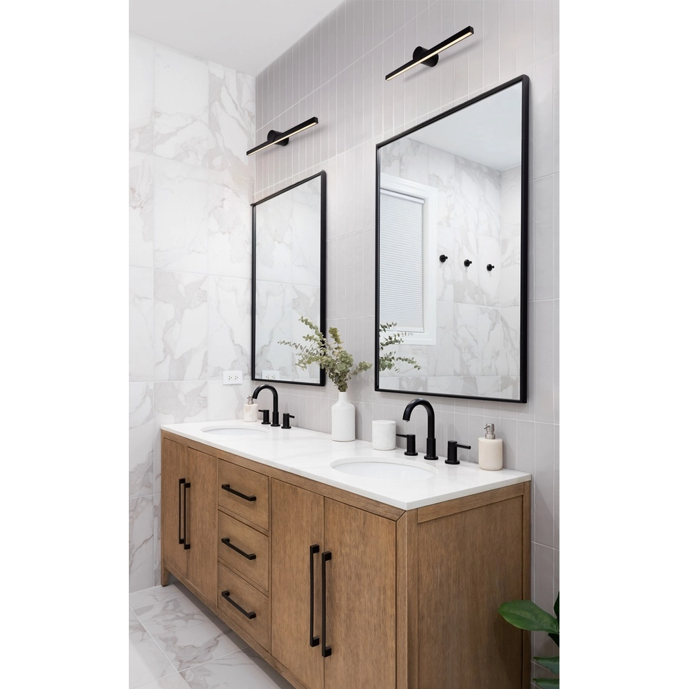 Design wandlamp Breggo zwart 61cm