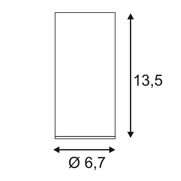 Opbouwspot Enola B zwart SLV 4024163149853