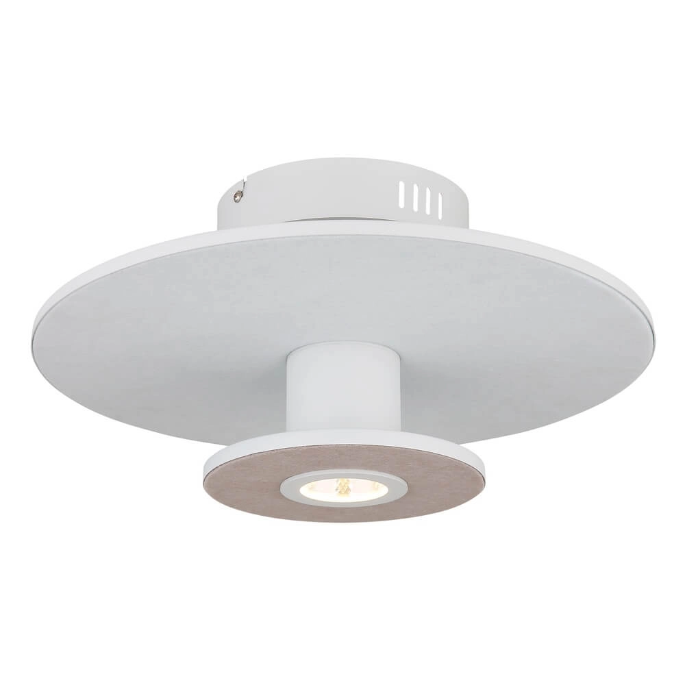 Witte plafondlamp Carter Ø 38cm met vilt Globo 9007371465750