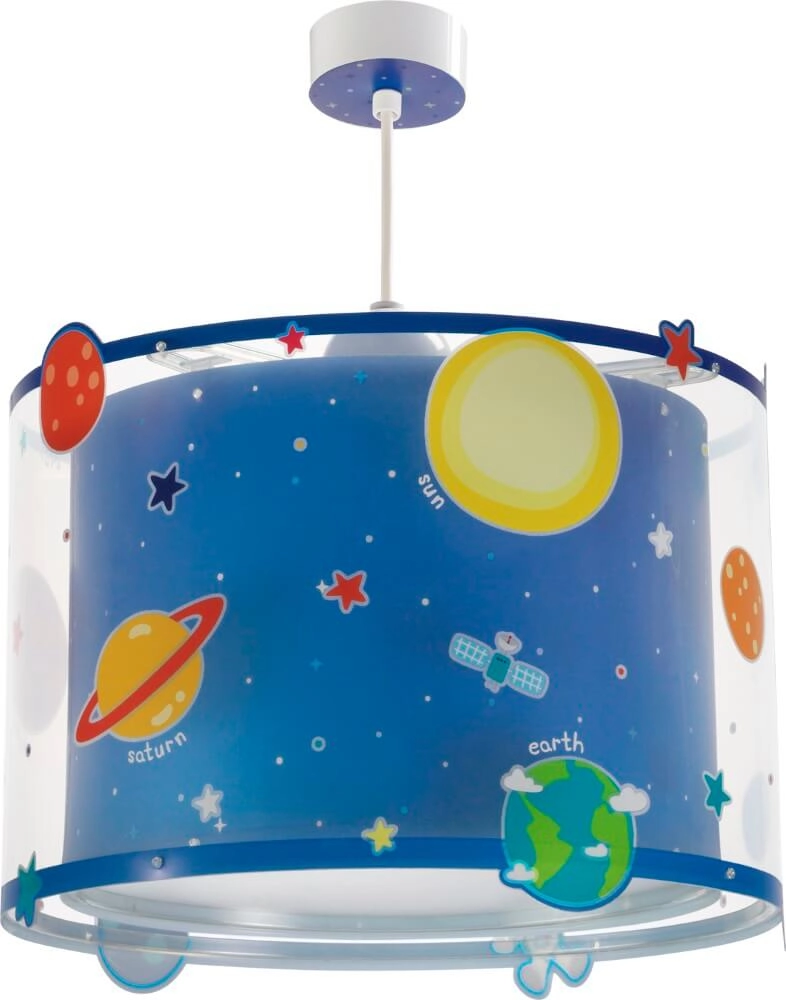 Kinderkamer hanglamp Planets blauw Dalber 8420406413426