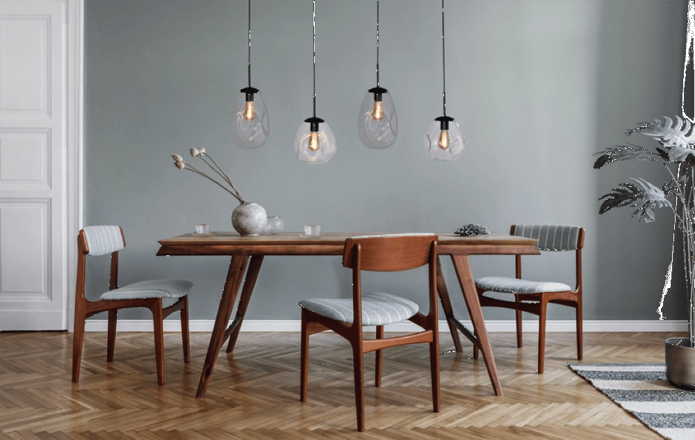 Hanglamp Lava 4x helder glas Masterlight 8718121286136