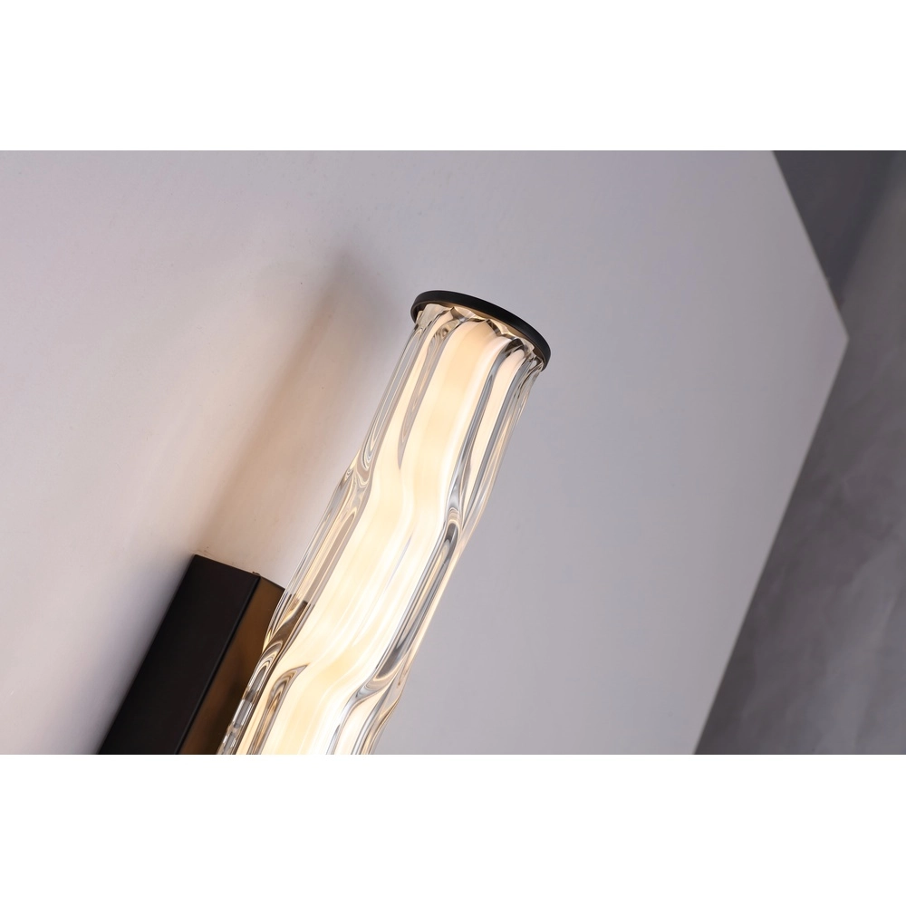 Wandlamp Vibrate zwart 43cm Searchlight 5053423302119