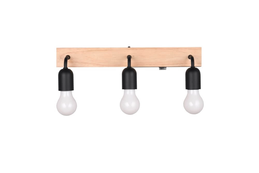 Landelijke badkamer wandlamp Arturo 3x E27 Trio 4017807615685