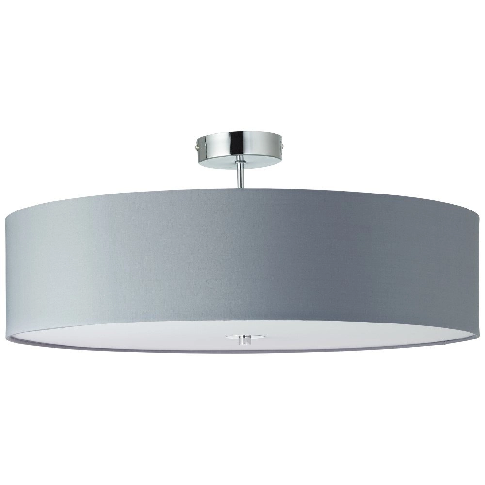 Grijze plafondlamp Andria Ø 60cm Brilliant 4004353235870