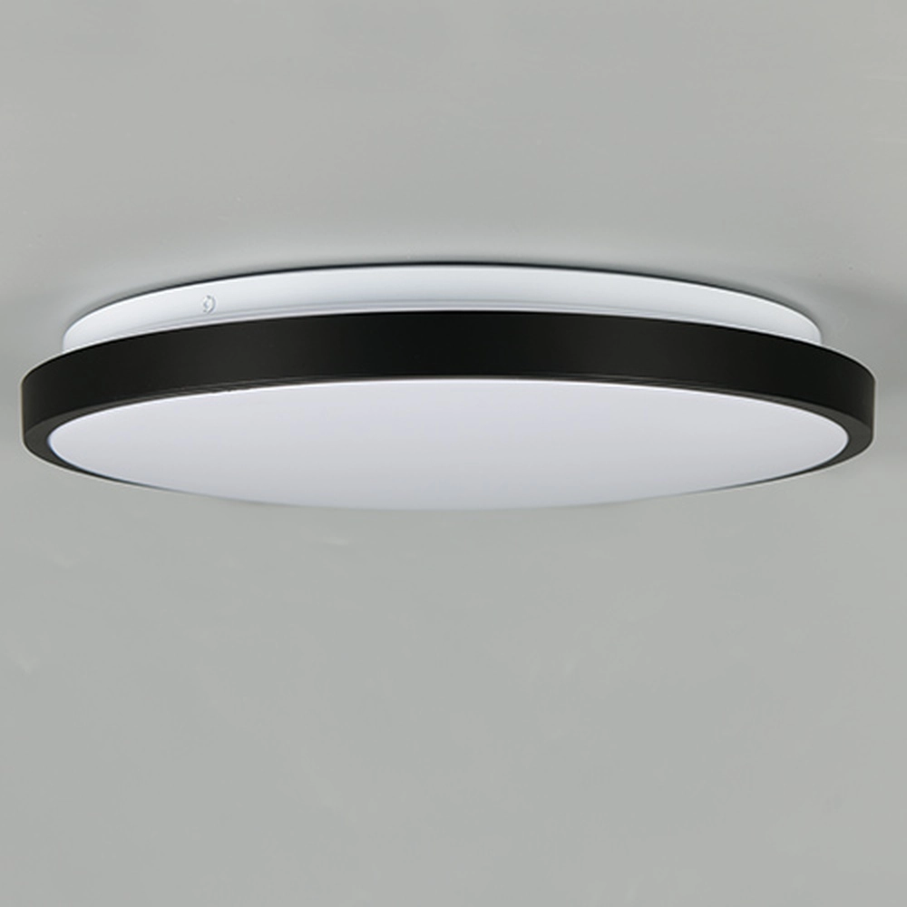 Plafonniere Anvi zwart Ø 38,5cm
