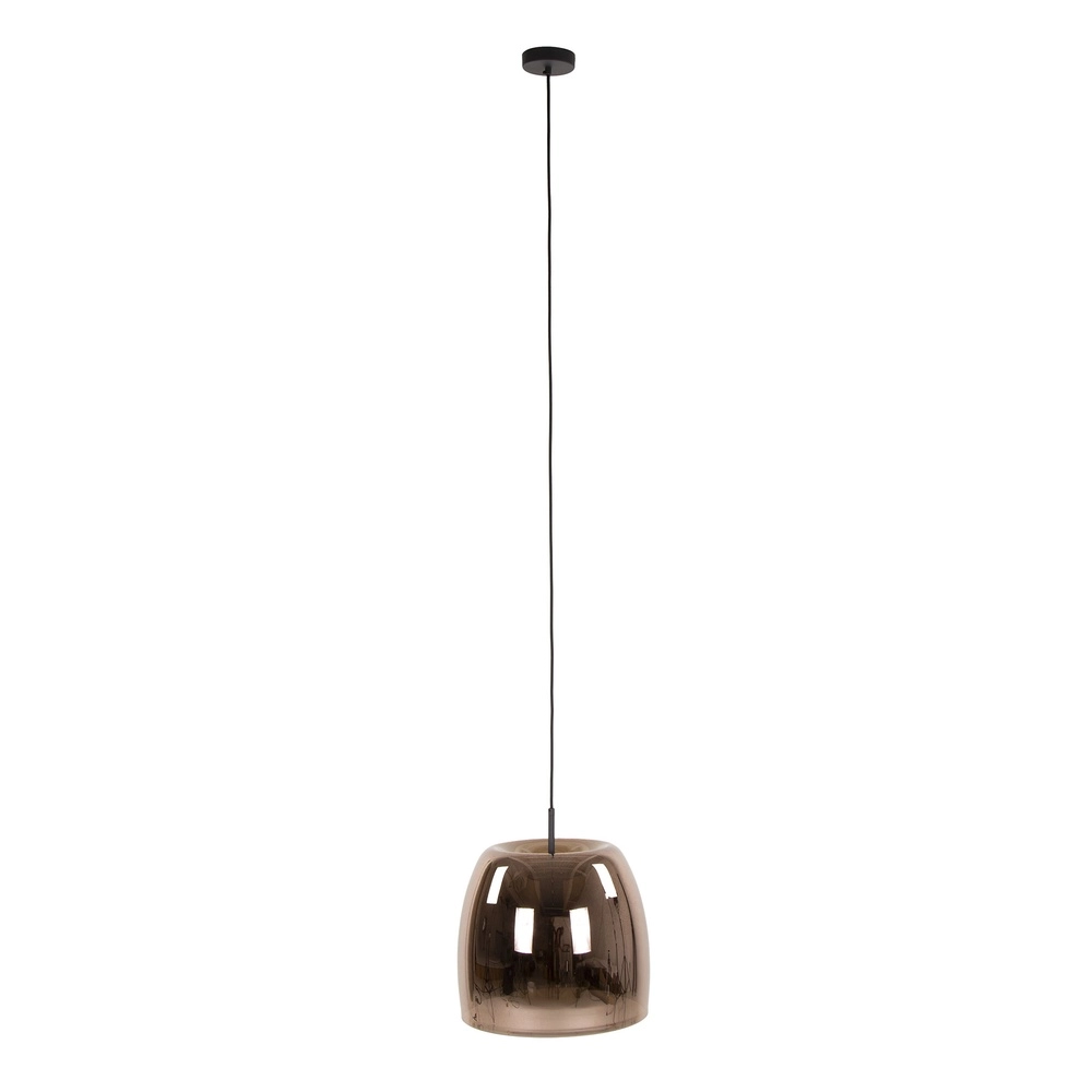 Glazen hanglamp Drift Ø 35cm - koper glas Lyora 8716803512702