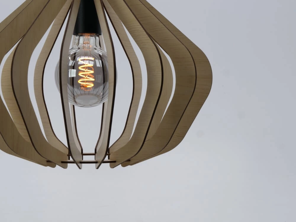 Houten hanglamp Velasco Ø 38cm Eglo 9008606224050