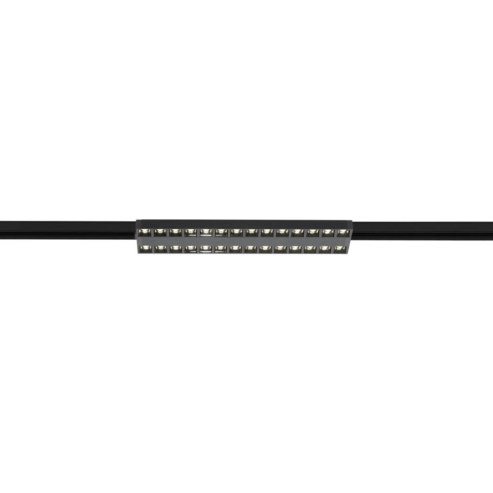 Rail armatuur 57,4cm Sight Evo dubbel 3-fase zwart 4000K Rail armatuur 57,4cm Sight Evo dubbel 3-fase zwart 4000K