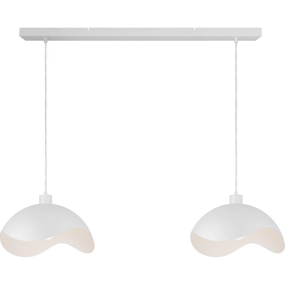 Kantoor hanglamp Volta 2x Ø40cm - wit