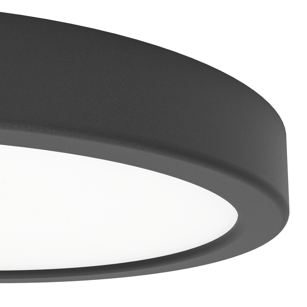 Led plafonnière Fueva 6 rond - zwart - Ø 21,1cm Eglo 9008606330072