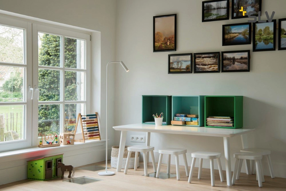 Vloer leeslamp Karpo SLV 4024163199469