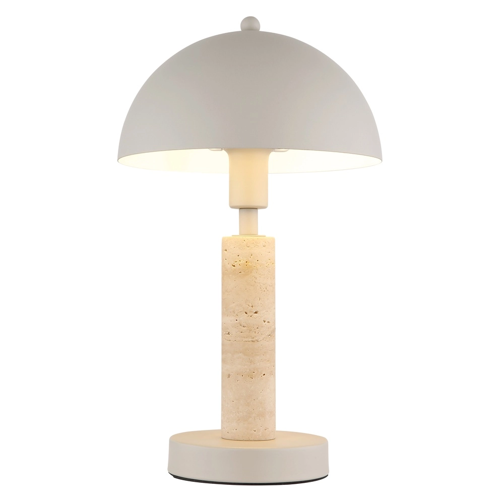 Moderne vloerlamp Janie zand bruin