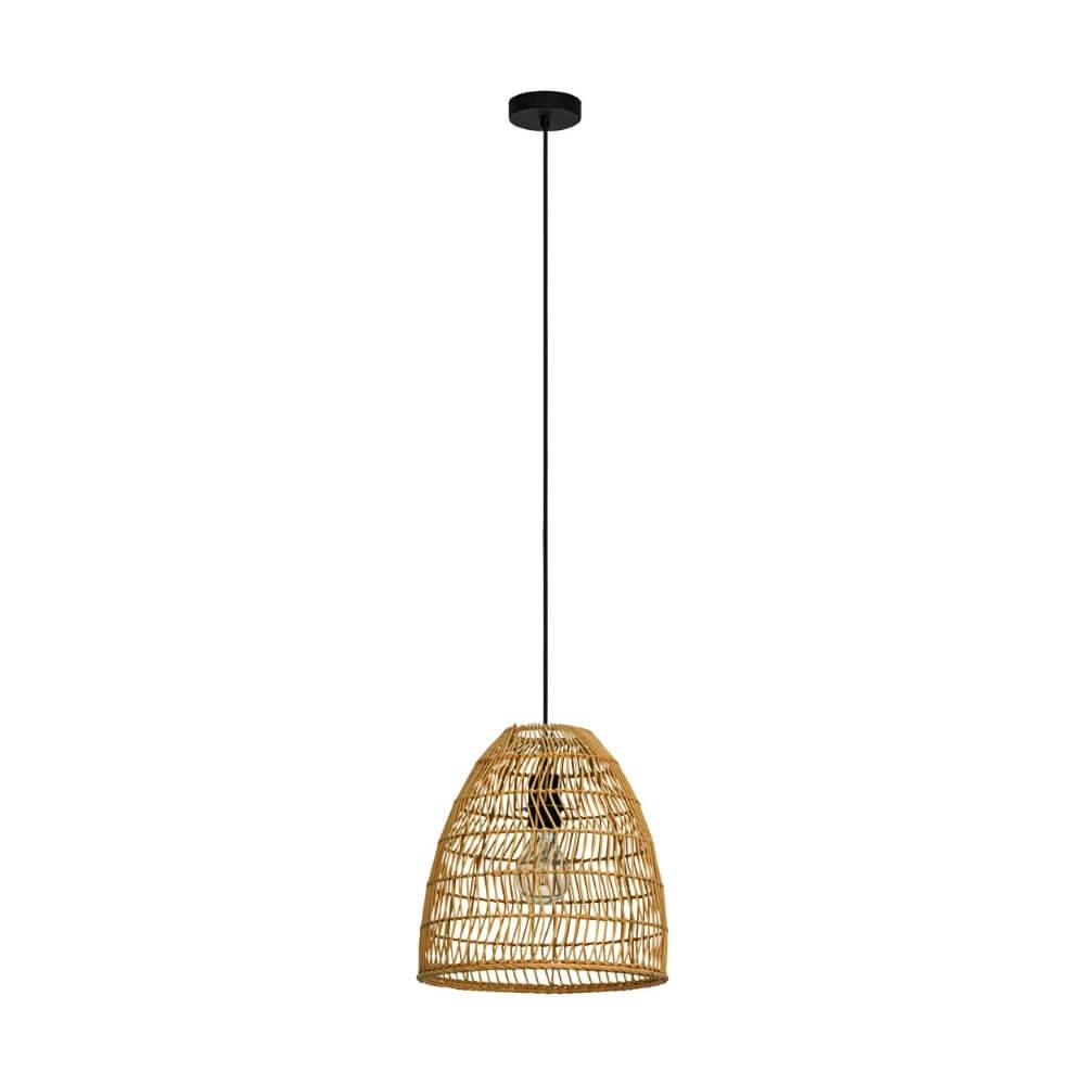 Rieten hanglamp Ayesgarth Ø 33cm Eglo 9002759438661