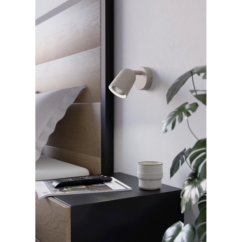 Zandbruine muurspot Camaldoli GU10 - richtbaar Eglo 9008606363155