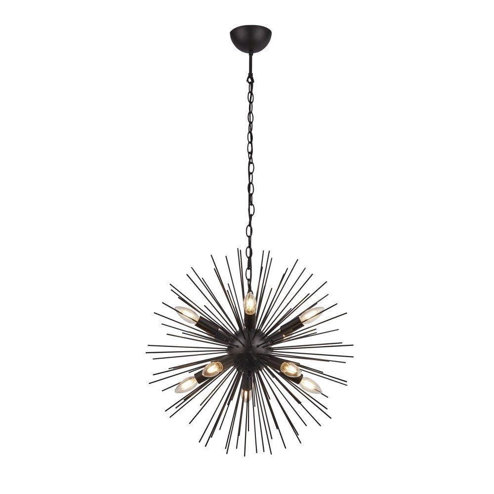 Zwarte hanglamp Sputnik Ø 56cm Searchlight 5053423158709