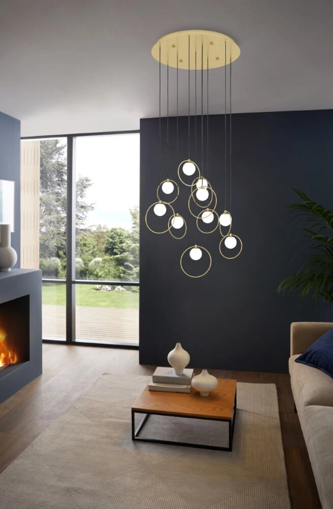 Gouden hanglamp Portocolom Ø 58cm Stars of Light 9008606270583