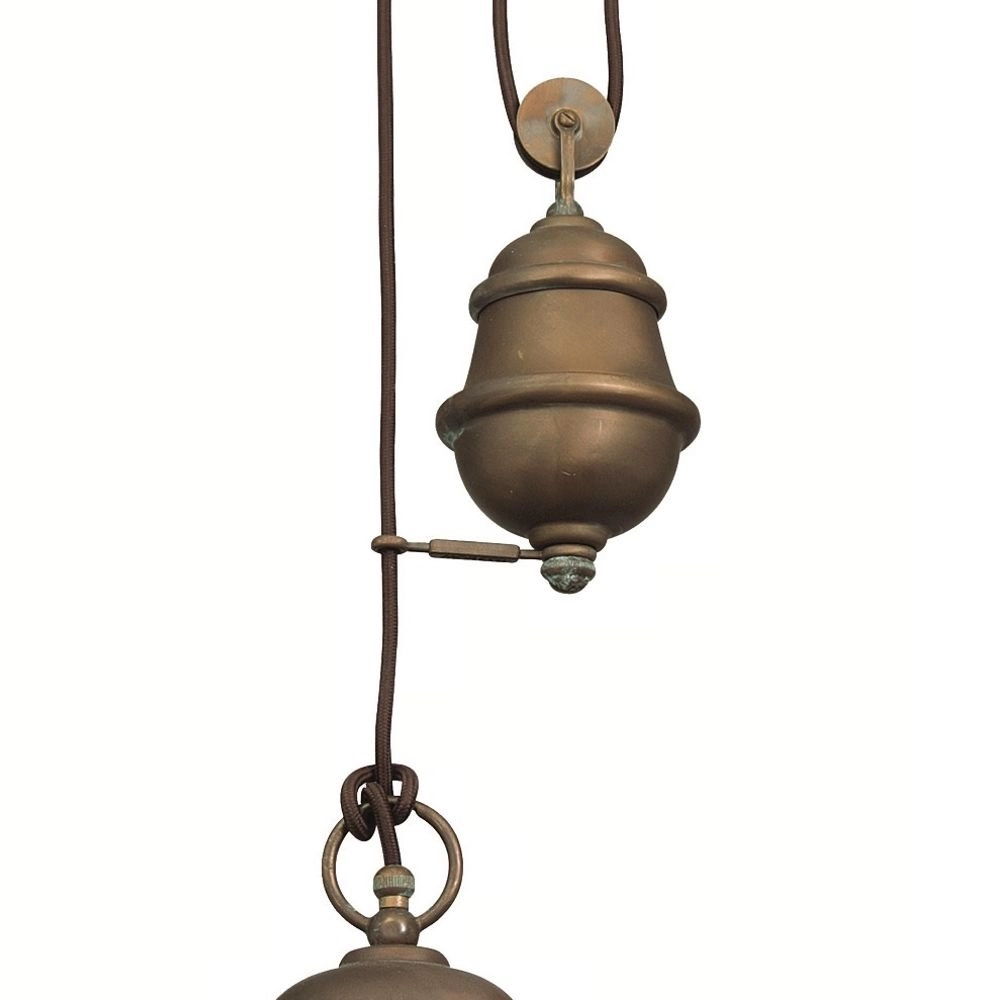 Stal lamp Landelijk Veranda 4 32cm koperbruin Franssen 8021035005763