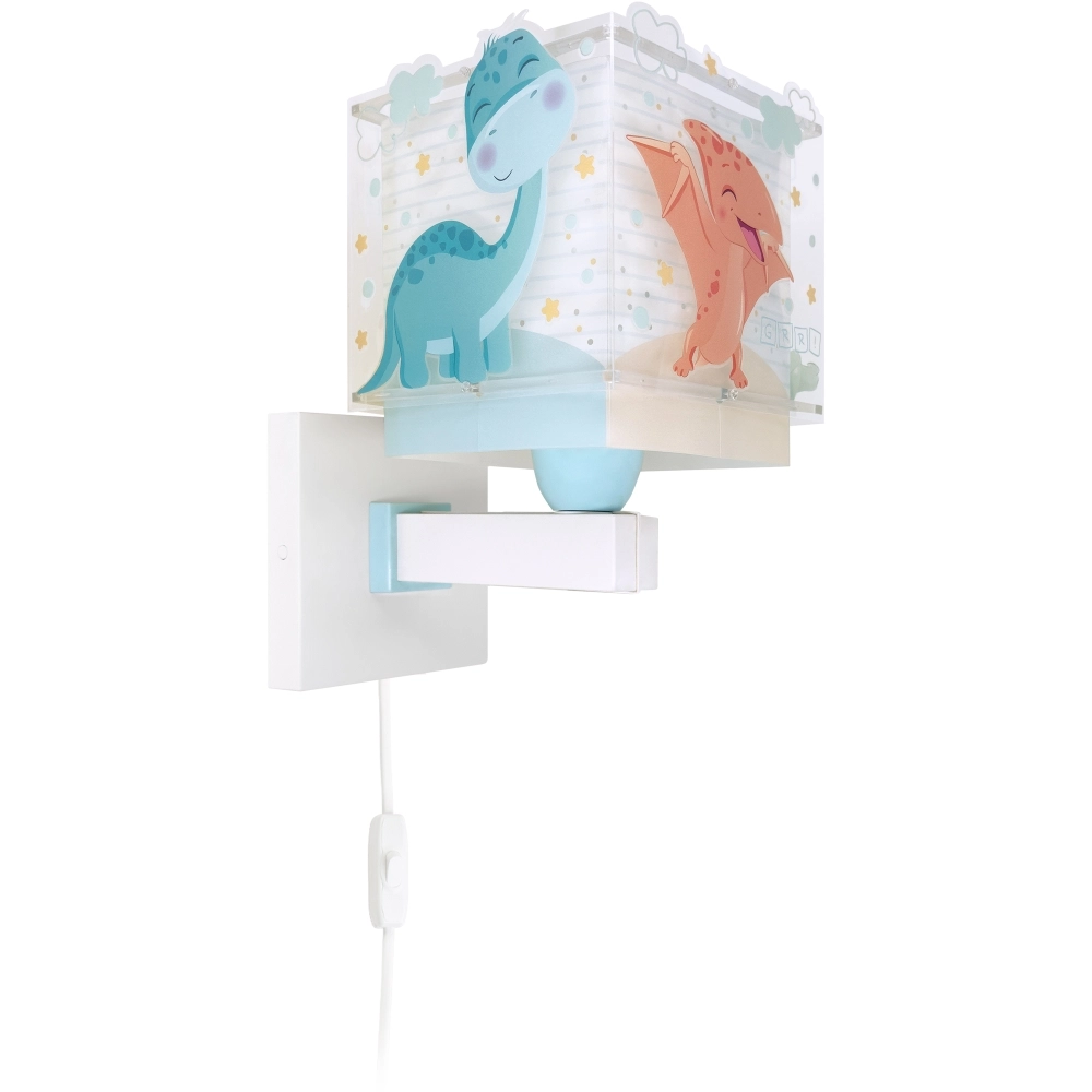 Wandlamp Baby Dinos blauw Dalber 8420406634593