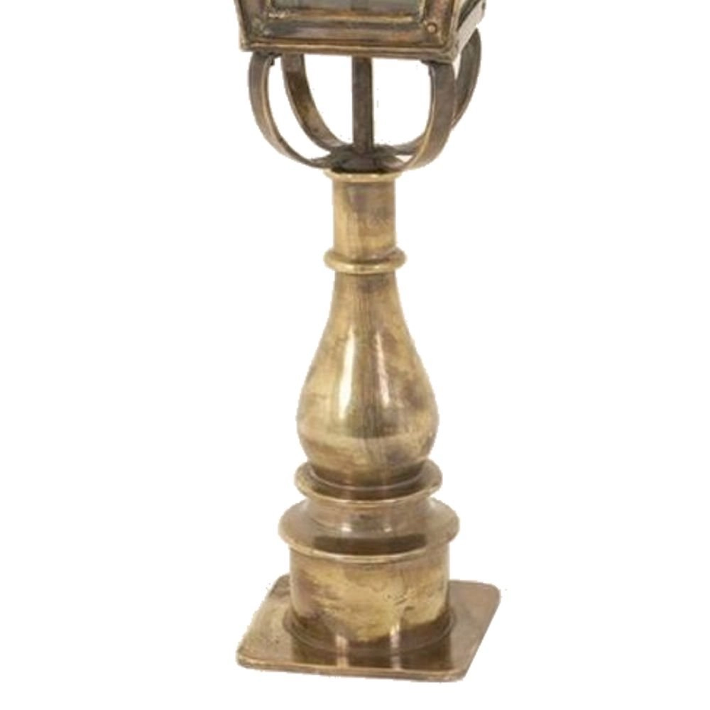 Landelijk buitenlamp Kensington handgemaakt 78cm - antiek koper (ANT) Limehouse 8716803507098