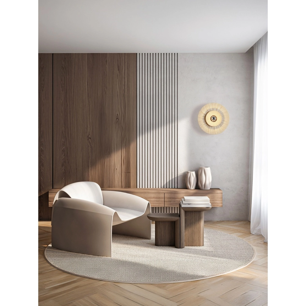 Japandi wandlamp Nora beige