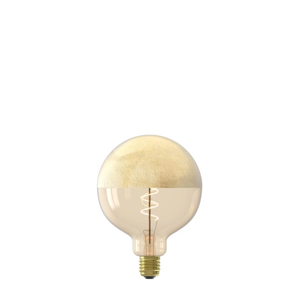 XXL lichtbron 4W - E27 - Led - G125 - 120lm goud