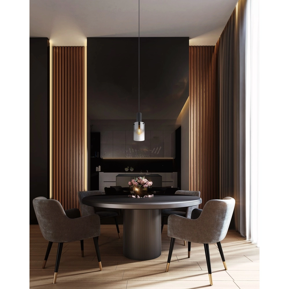 Enkele hanglamp Florentina zwart design Globo 9007371449149