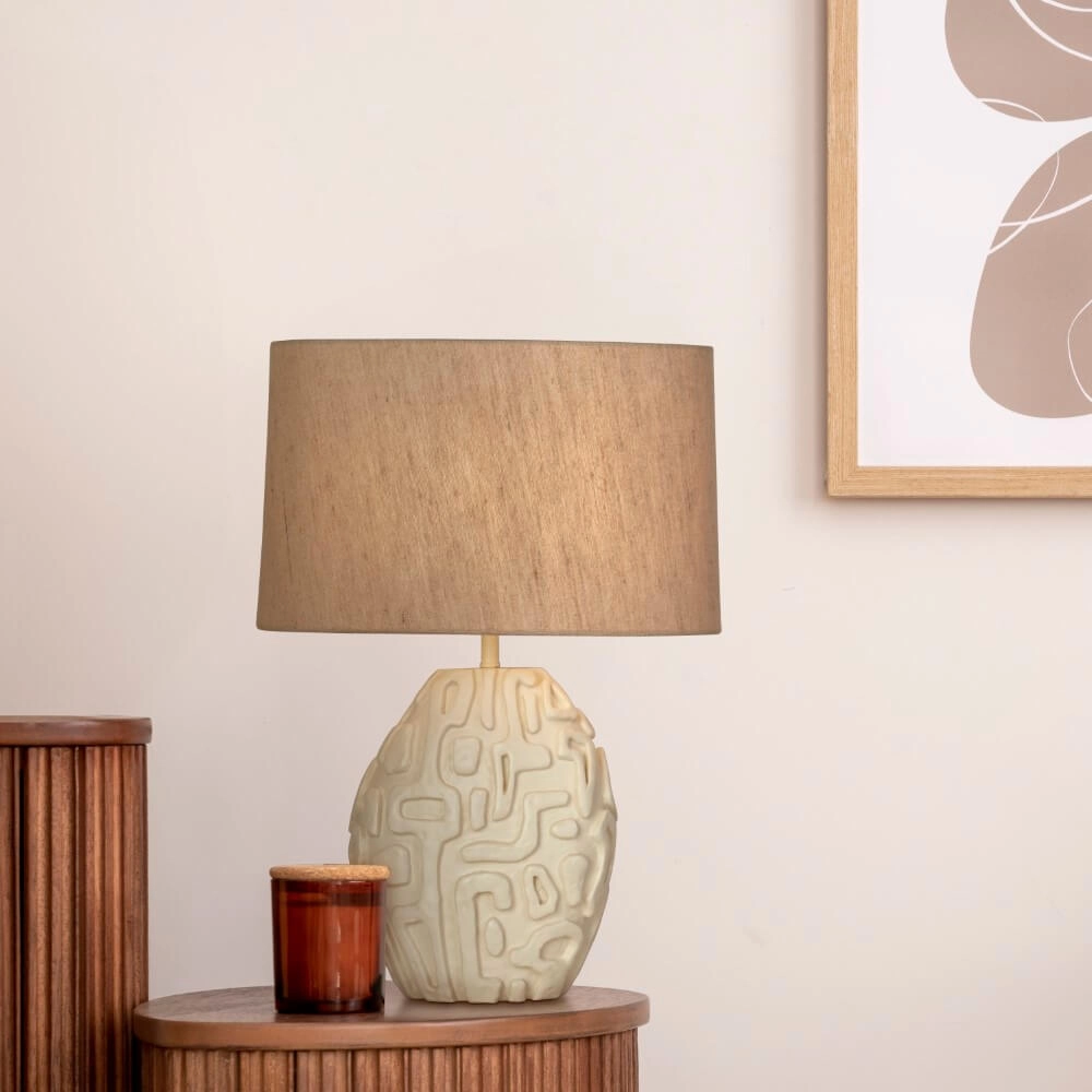 Schemerlamp Adelaide crème Searchlight 5053423274041