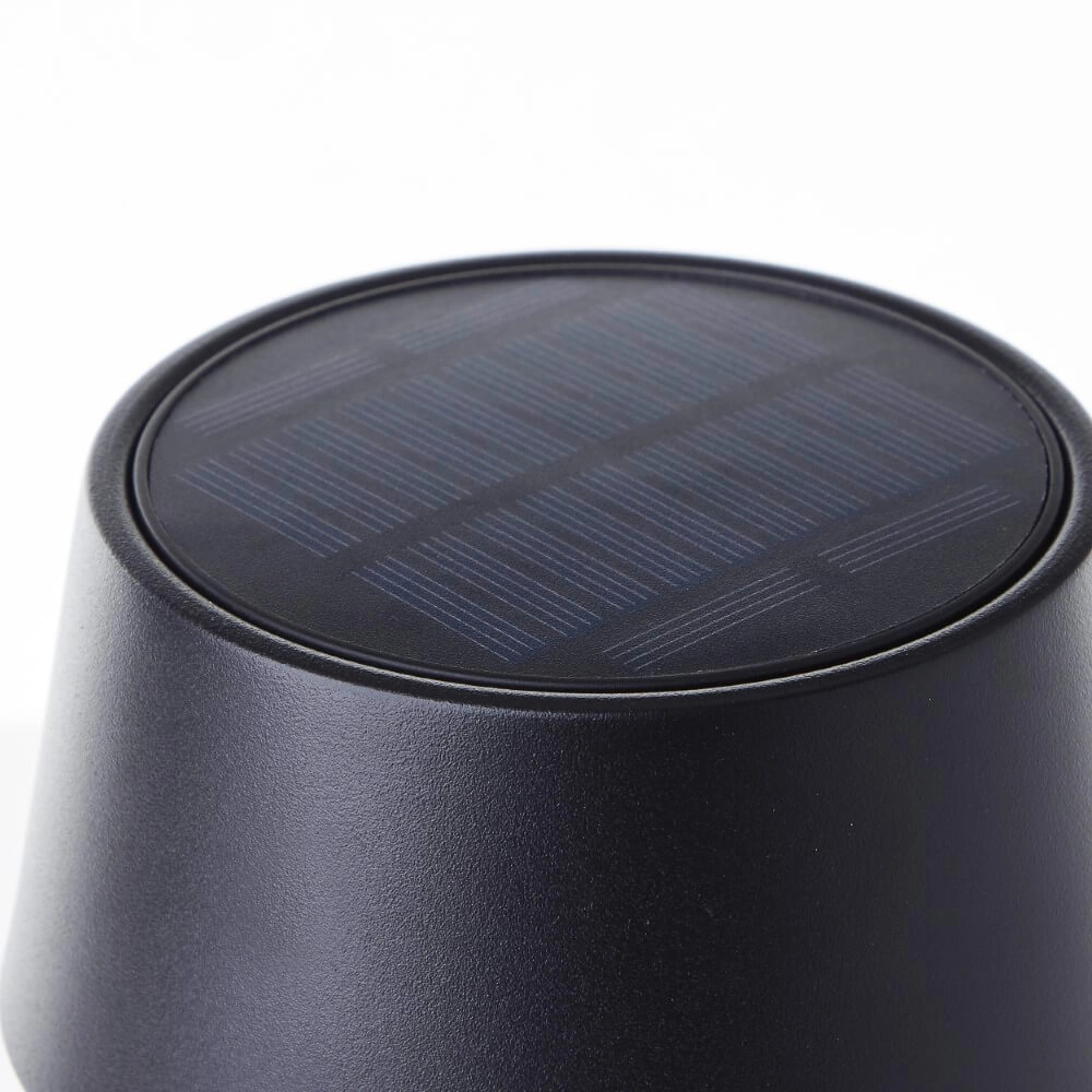 Zwarte design tafellamp Picco op batterij Brilliant 4004353437717