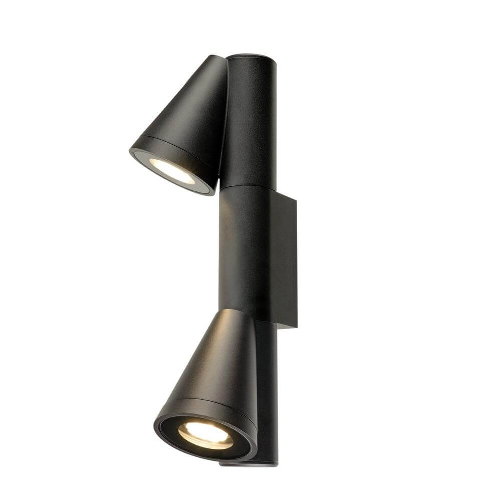 Design wandlamp T-Tube WL zwart dubbel SLV 4024163291606