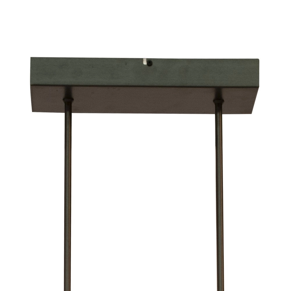 Zwarte hanglamp Real 2 130cm met goud Masterlight 8718121220444