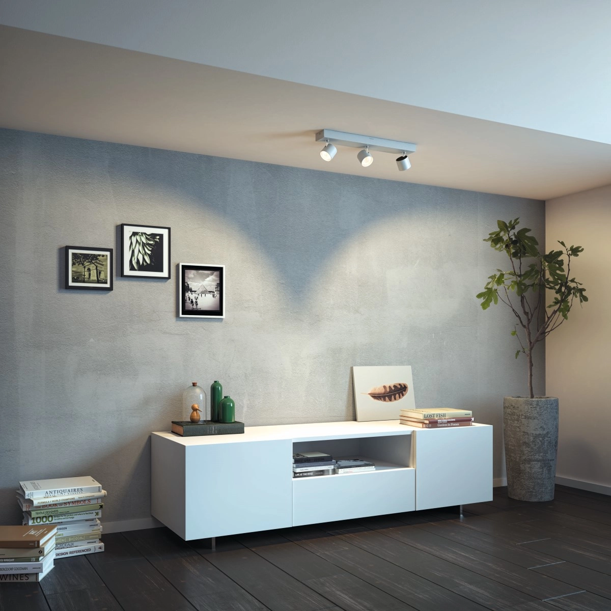 Spotlamp Star 3-lichts wit Philips 8718696154649