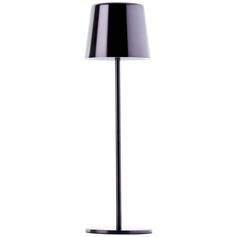 Oplaadbare tafellamp Xaana zwart Brilliant 4004353444869