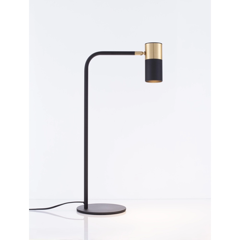 Tafellamp Pongo zwart met goud Lyora 5212017441782