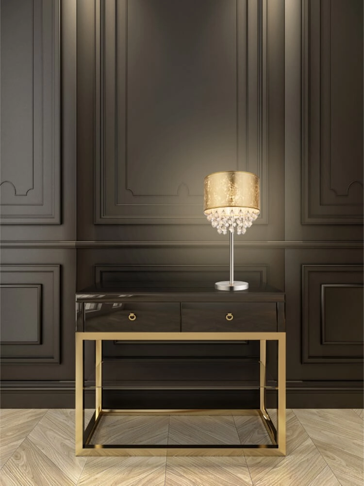 Gouden schemerlamp Amy Globo 9007371363971