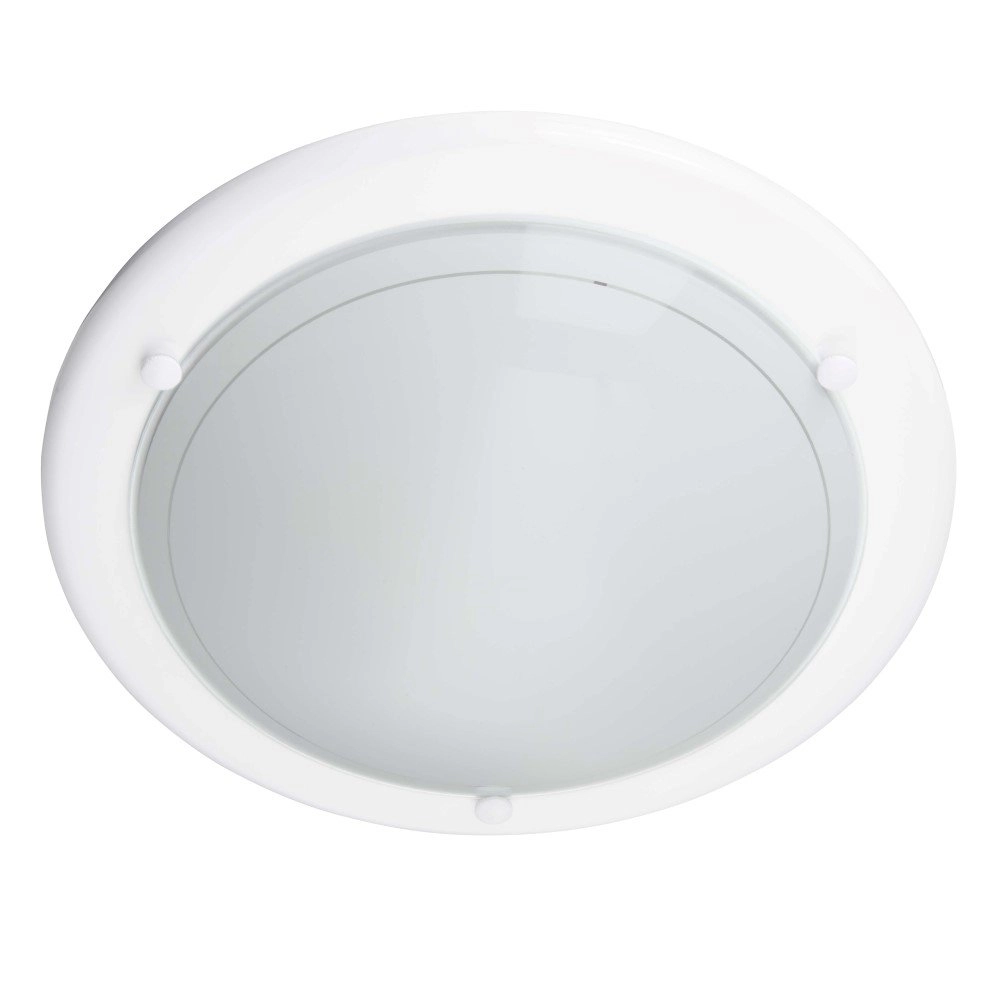 Witte plafonnière Miramar Ø 28cm