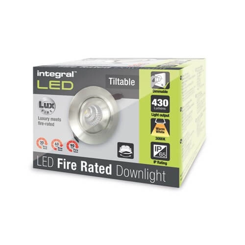 RVS inbouwspot Lux Fire IP65 - 3000K - 6W Lyora 5055788229162