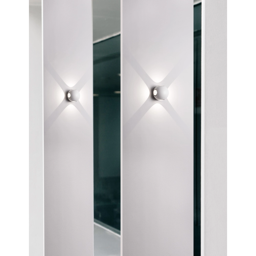 Unieke wandlamp Como 4-lichts wit Lyora 5212017412959