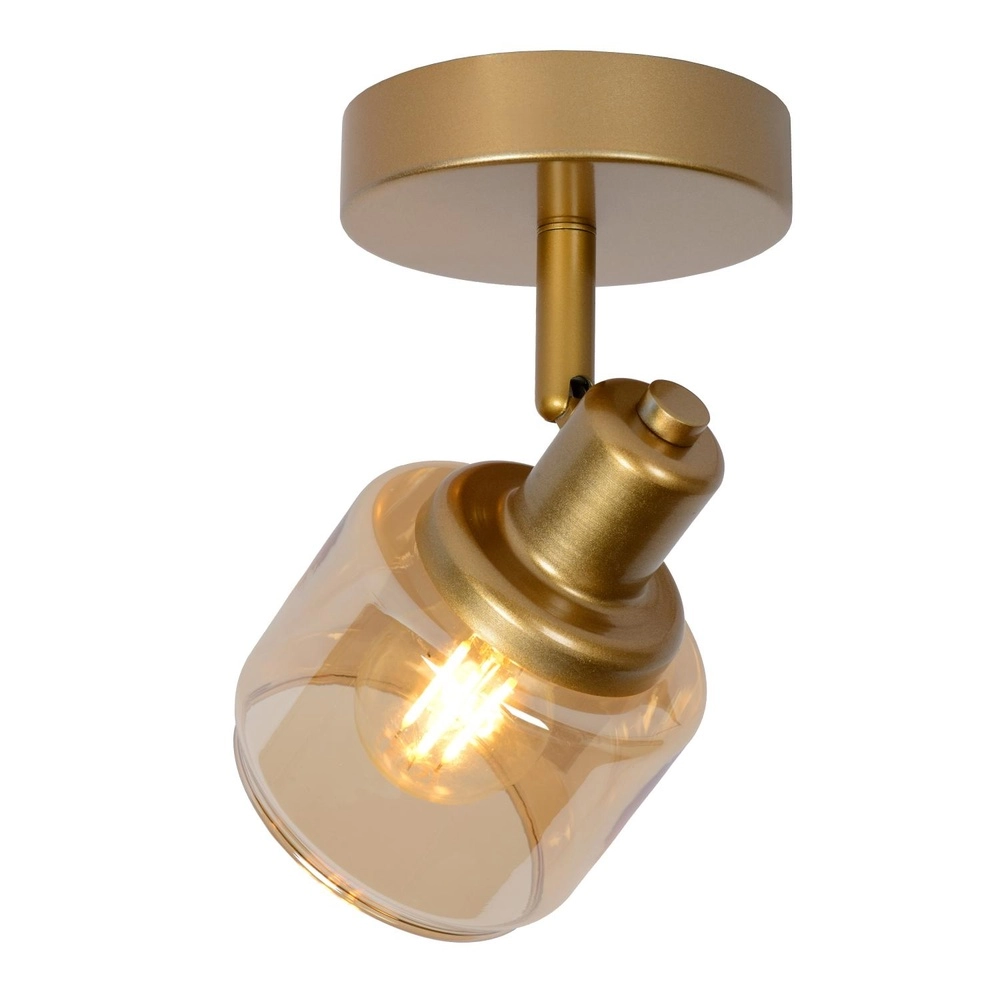 Plafondlamp Bjorn enkel goud Lucide 5411212771209