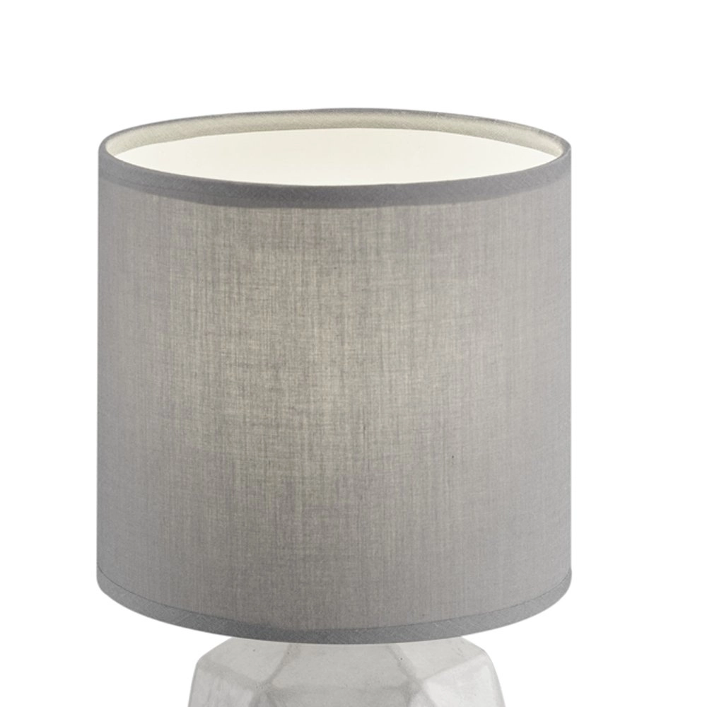 Tafellamp Pike 28cm betongrijs met titaan Trio 4017807346879