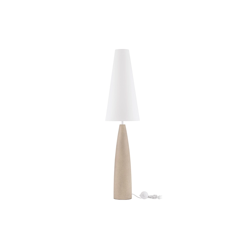 Vloerlamp Mizu crème met witte kap Lyora 5212017468918