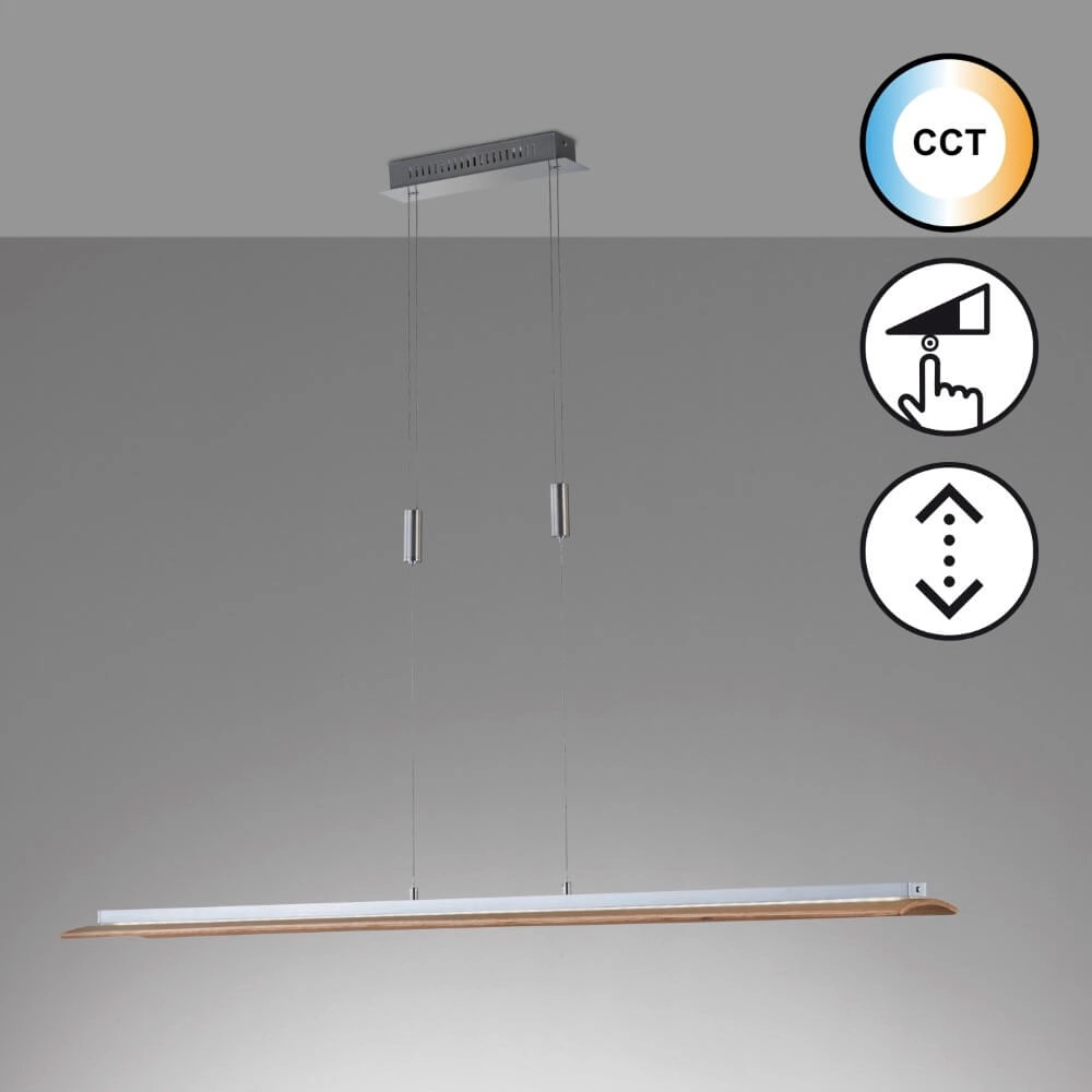 Hanglamp led Shine-Wood led Fischer & Honsel 4003694610780
