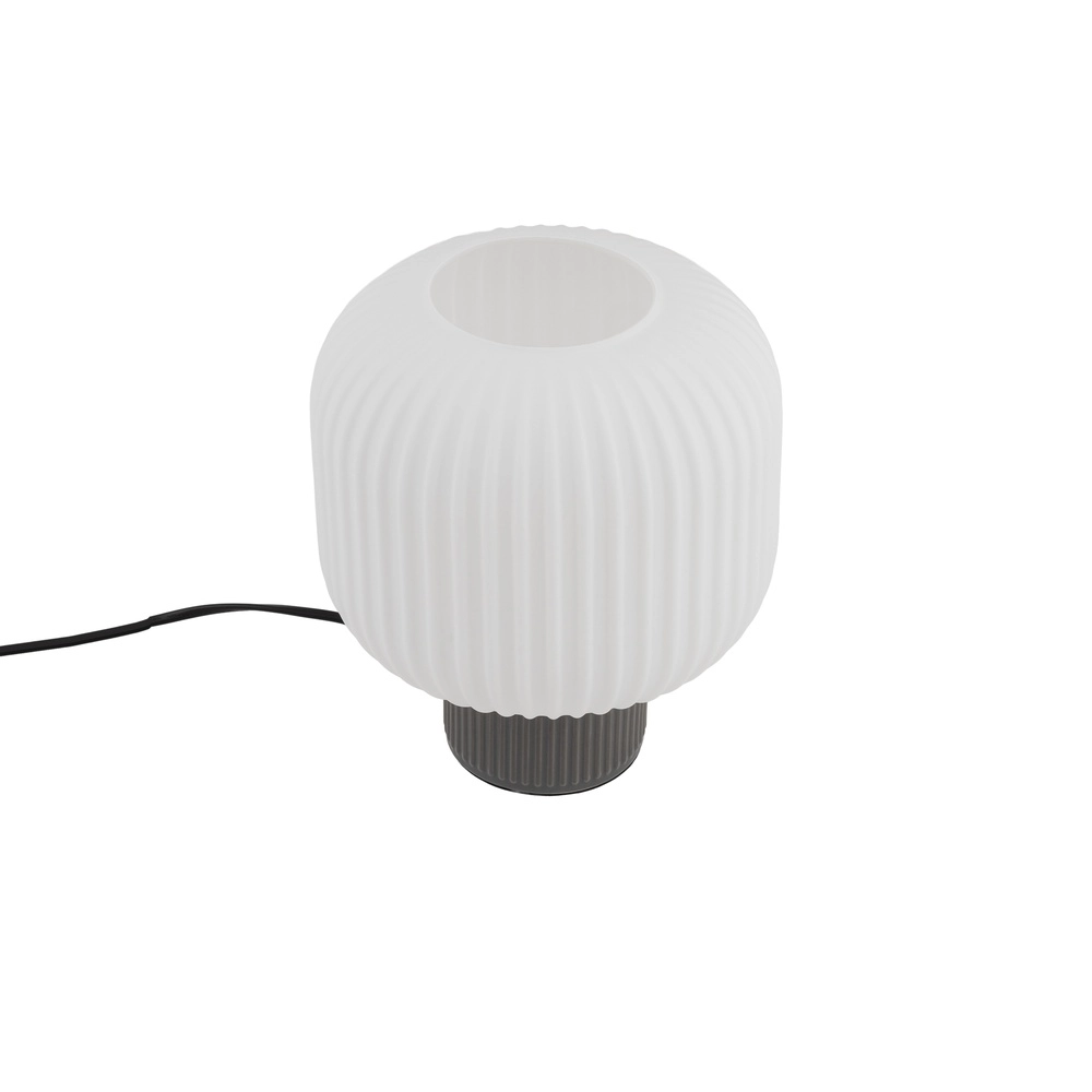 Tafellamp Aurora grijs Ø 20cm