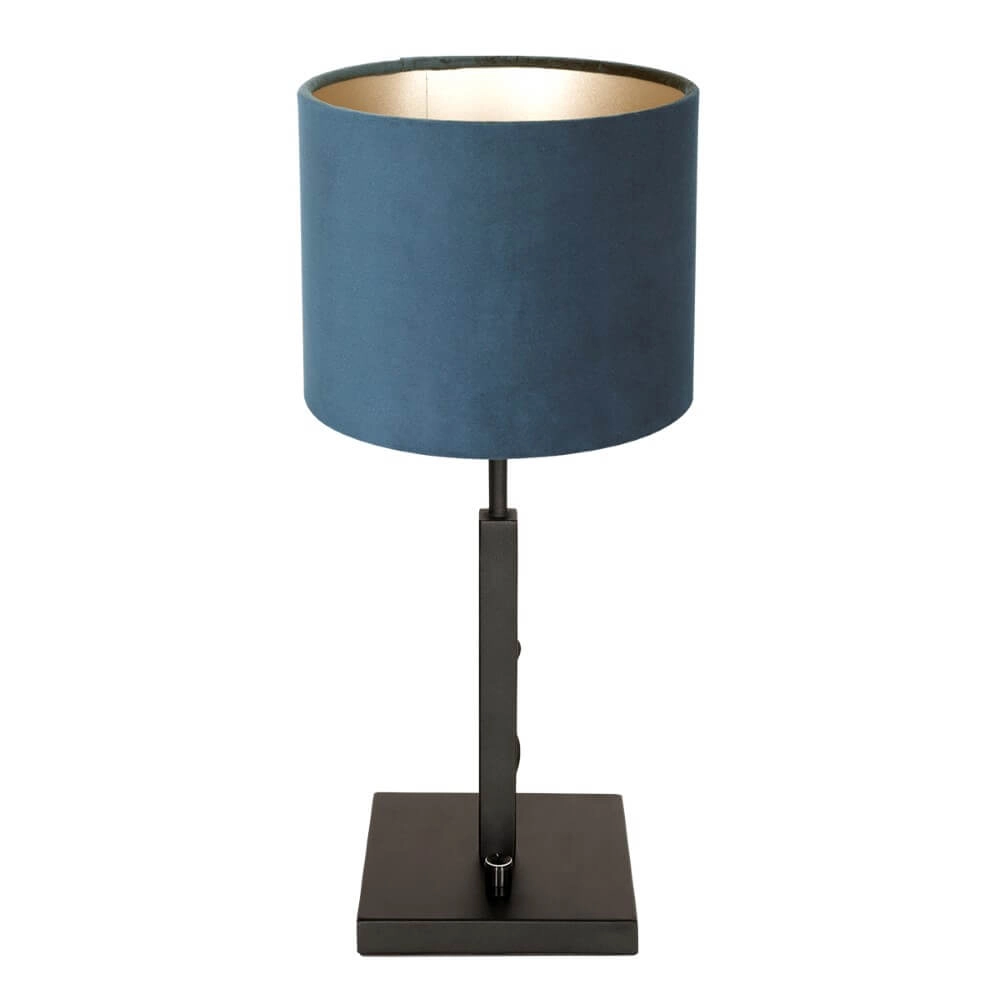 Velvet schemerlamp Stang blauw met zwart