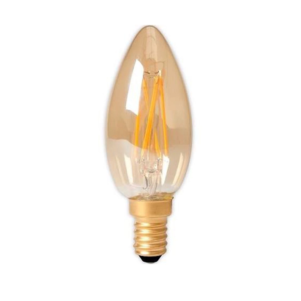 Led kaars 3,5W - E14 - Candle - Led - Filament Gold Circle 8712879153245