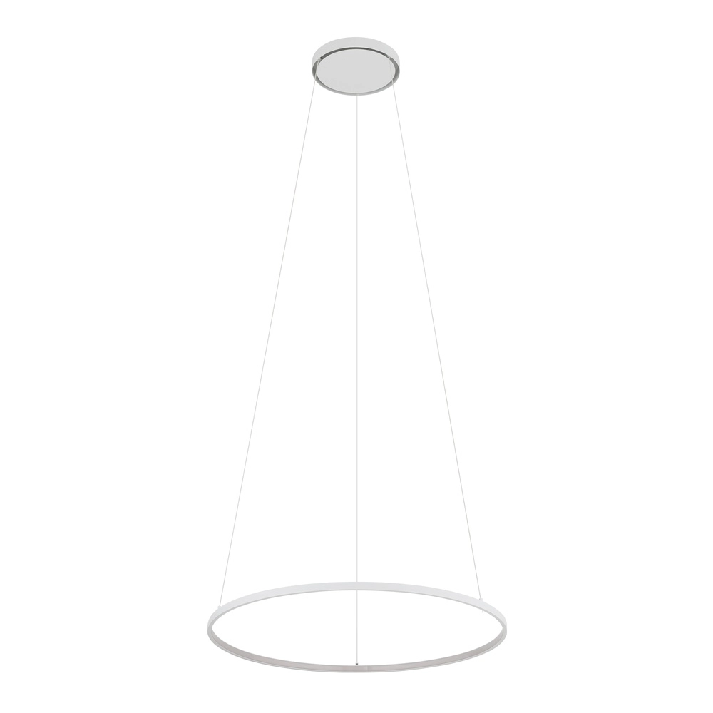 Design hanglamp Circolo Led wit Ø 60cm horizontaal