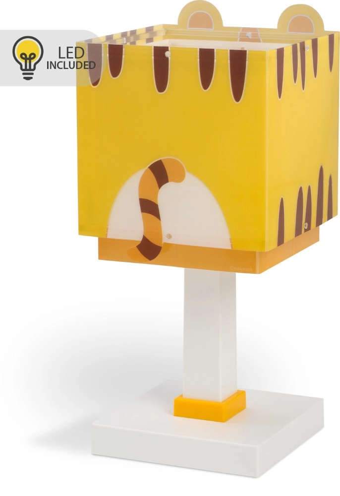 Kinderkamer tafellamp Tiger geel Dalber 8420406002545