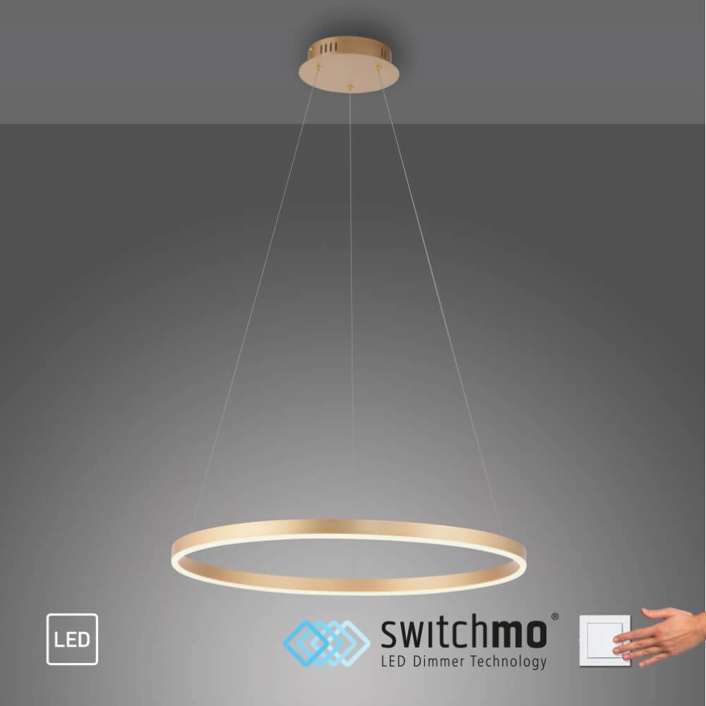 Hanglamp Ritus messing Just Light 4043689985653